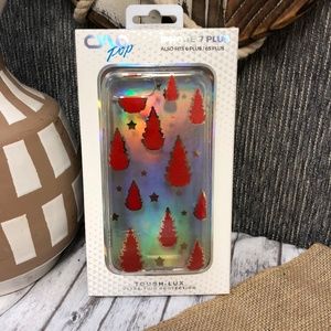 5/$25 NWT Iphone 6/7/8 Plus Holographic Christmas